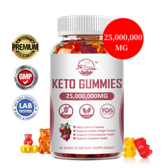 Keto ACV Gummies 25,000,000MG Advanced Apple Cider Vinegar Weight Loss 60 Gummy