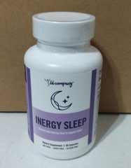 BB COMPANY INERGY SLEEP W/ VALERIAN ROOT SLEEP SUPPORT 30 CAPSULES EXP 09/27