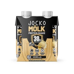 Jocko Fuel Protein Shake, Vanilla, 11oz, 4 Count, 30g Protein