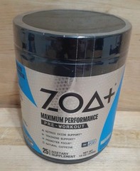 1CT: ZOA+ Zero Sugar PRE-WORKOUT Powder WILD BERRY NSF-CERTIFIED SPORT 13oz