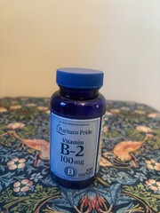 Puritan’s Pride Vitamin B-2 Riboflavin 100mg 100 Tablets EXP 10/29