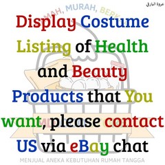 Costum Listing for Indonesian Herbal or Vitamin Health Beauty Product you WANT