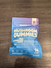 Brain Bloom Organic Mushroom Gummies – 60 Very Berry Gummies – Brand New Sealed
