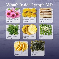 5x Nation Health Lymph MD Lymphatic Drainage Supplement Lymph System Health-
