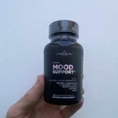 Livingood Daily Mood Support Vegan Non-GMO Gluten-Free 60 Capsules Exp 04/2027
