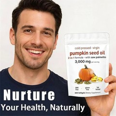 2 package Aged Pumpkin Seed Oil, 300 Softgels, 3000mg Odorless Heart & Immune