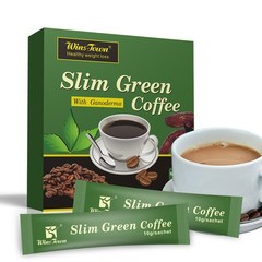 Includes Ganoderma weight Loss 18/36pcs Green Slim Coffee HOT fat Burner,