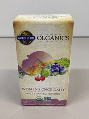 Garden of Life Organic One Daily Women’s Multivitamin 30 Count Vegan Gluten Free