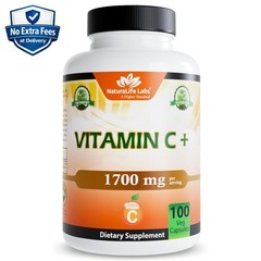 Vitamin C with D3, Zinc Citrate, Elderberry Extract & Ginger Root, 100 Capsules