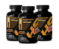 heart function support – PINE BARK EXTRACT – anti inflammation diet plan 3 BOTTL