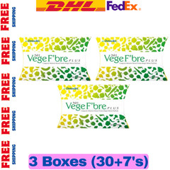 NH Vege Fibre Plus Body Detox Nutritious 15g x30’s + 7’s x 3 boxes Fast Ship