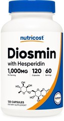 Diosmin Hesperidin Complex 120 Capsules 1000mg 500mg Diosm Supplement
