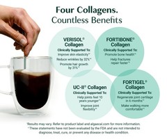 ALGAECAL Collagen 4 Clinically-Supported Peptides VERISOL®, FORTIGEL®, UC-II®,