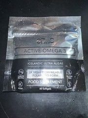 Orlo Omega 3 – Active DHA ICELANDIC ULTRA ALGAE 60 Softgels Exp:1/28