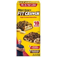 Chef Robert Irvine’s FITCRUNCH High Protein Baked Bars, Variety Pack, 1.62 oz.