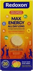 Max Energy Immune Support, Citrus Effervescent Tablets, 20 Count, 2.82 Oz