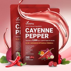 VivoNu Cayenne Pepper Softgels Supplement, Heart and Blood Vessel Wellness