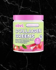 Obvi Collagen Greens | Organic Greens Superfood Powder with Collagen Peptides…