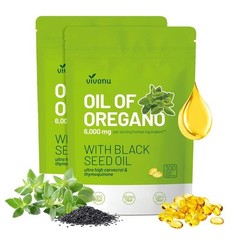 Oil of Oregano Seed Black with Oil 300 Capsules | Natural Antioxidants | Nutriti