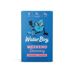 Waterboy Weekend Recovery Dietary Supplement Powder – Strawberry Lemonade – 8pk