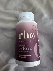 Rho Nutrition Liposomal Berberine Capsules Ultra High Absorption 60 Caps
