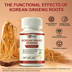 Korean Red Ginseng Premium 1600 Mg – Increases Blood Flow And Improves Endurance