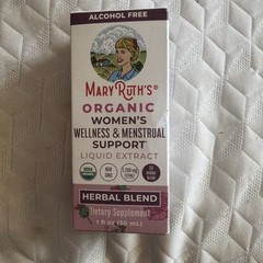 New Organic Women’s Wellness & Menstrual Support Liquid Extract 1fl Oz. Exp11/25