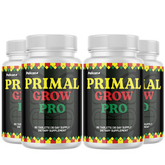 Primal Grow Pro- Men’s Health & Bodybuilding- 4 Bottles- 240 Tablets