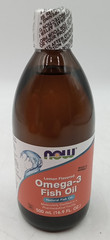 Now Omega-3 Fish Oil Lemon Flavored 16.9 fl.oz Exp. 5/27