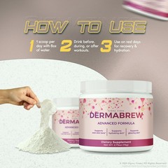 DermaBrew Powder – Premium Derma Brew for Skin Hydration & Glow (30 Servs.)