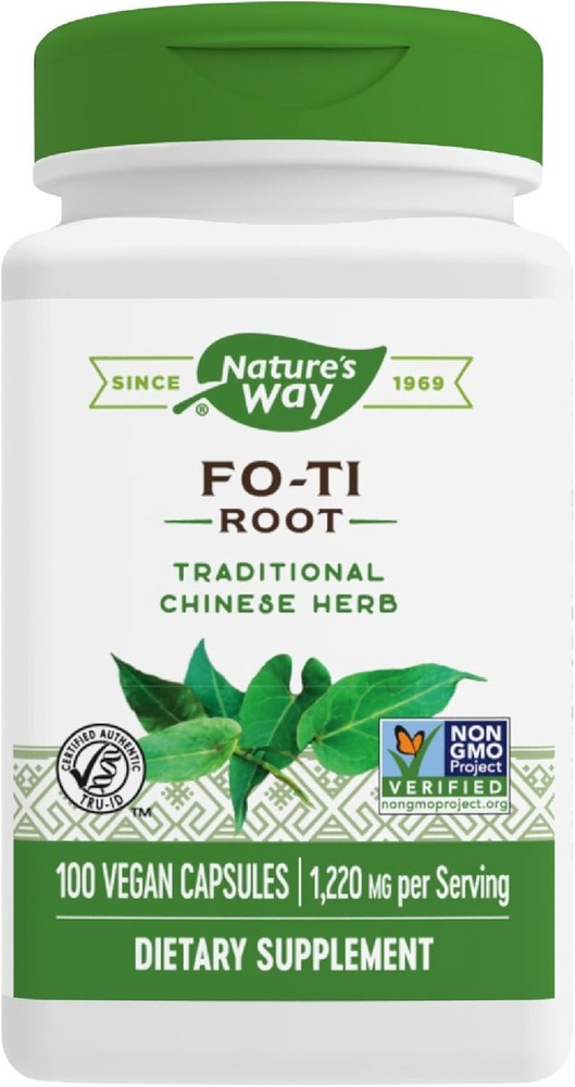 Nature’s Way Fo-Ti Root, Traditional Chinese Herb, 1,220 mg per serving
