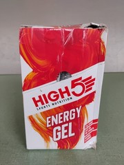 HIGH5 Energy Gels 40g Box of 20 Berry Exp 10/2026 Damaged Box