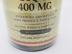 Megasorb CoQ-10 by Solgar, 60 Softgels 400 mg EXP: 08/2029