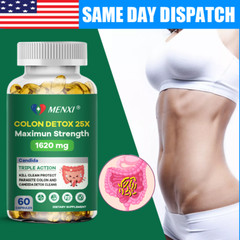 Detox & Cleanse Colon Supplement Gut and Colon Support – Senna Leaf, Probiotics