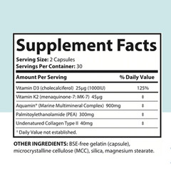 1-3X Spine & Nerve Health Formula: SciatiEase with Aquamin & Collagen – 30 Day