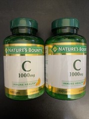 2* Nature’s Bounty Vitamin C 1000m 100 Caplets Exp. 10/24 & 08/25