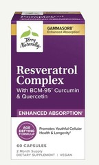 Terry Naturally Resveratrol Complex Promotes Cellular Health- 60 Caps NEW