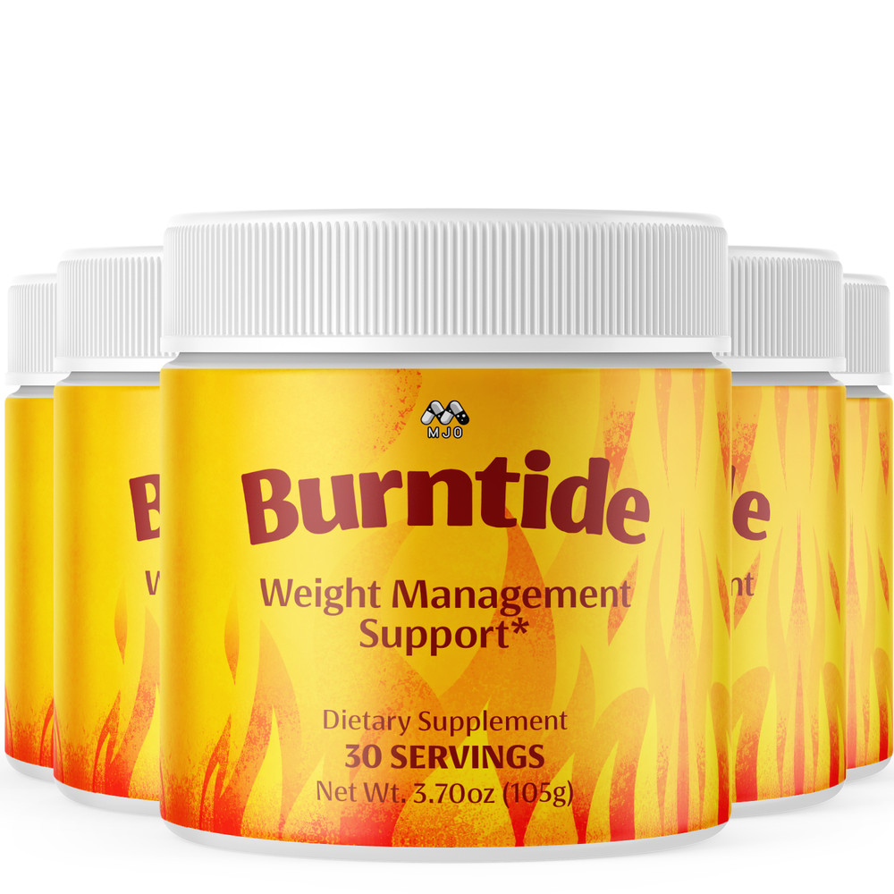 (5 Pack) Burntide Powder Advanced Weight Management Burn Tide 150 Servings
