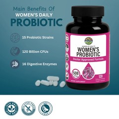 Garden Of Health Women Probiotic 50 Billion CFU Doctor Formula Digest 120 Caps*