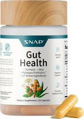 Snap Supplements Gut Health Lipase Supplement w/Probiotics for Women 50 Capsules