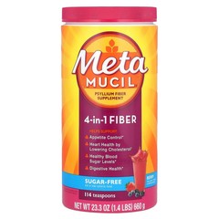2 X Metamucil, 4-In-1 Fiber, Berry, 23.3 oz (660 g)