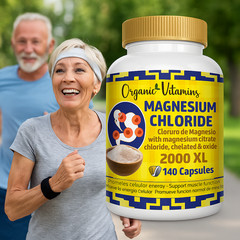 Double Pack Magnesium Chloride 2000 XL – 280 Capsules | Bone, Muscle & Nerve