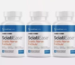 3 Formula SciatiEase Labs Sciati Ease Sciatic Nerve PACK 120 Capsules FAST SHIP*