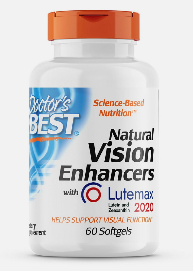 Doctor’s Best Natural Vision Enhancers w/ Omega 3 Lutein Zeaxanthin 60 Ct 03/ 27