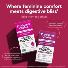 Physician’s Choice Women’s Probiotic | Organic Prebiotic 50 Billion CFU