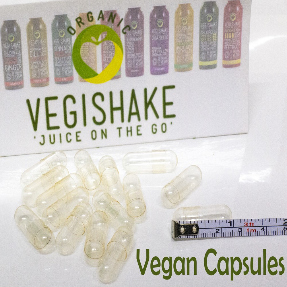 500 Empty Capsules Vegan Halal Kosher HPMC Size 00 High Grade Powder Self Fill