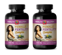 FEMALE FERTILITY COMPLEX 1310 Mg – folic acid for grey hair – 2 Bottles 120 Caps
