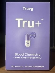 Truvy TRU+ for Blood Chemistry & Dual Appetite Control 56 Capsules – New/Sealed!