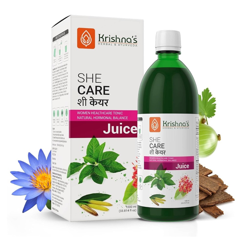 She Care Juice 1000ml Herbal Supplement for Hormonal Balance, PCOS, PCOD, Period