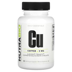 Copper, 3 mg, 90 Veggie Capsules